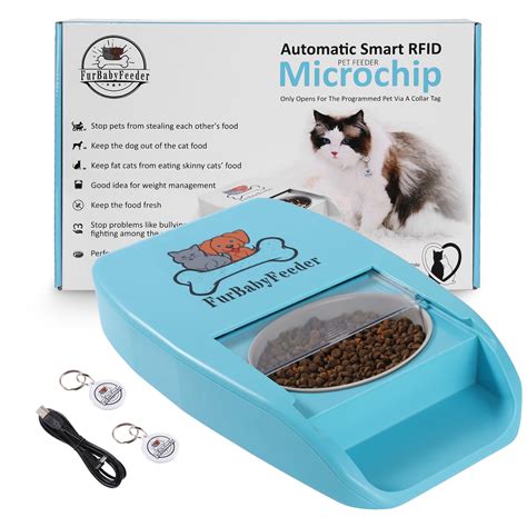 furbabyfeeder automatic microchip pet feeder uses rfid collar tag multi-pet|furbabyfeeder rfid.